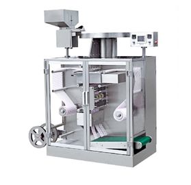 Chine Double machine à emballer barrante de papier en aluminium automatique pour la sucrerie de pilule de capsule fournisseur