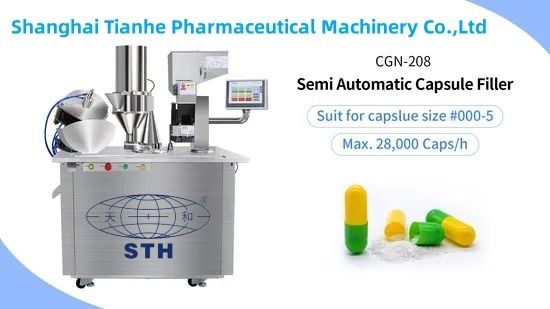 Chine TIANHE Machine à capsules semi-professionnelle personnalisée Remplisseuse de capsules semi-automatique fournisseur