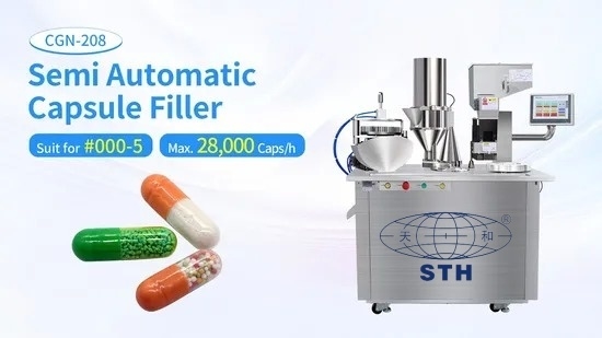 Chine Machine de remplissage de gélules semi-automatique de granulés/poudre TIANHE CGN-208 28000PCS fournisseur