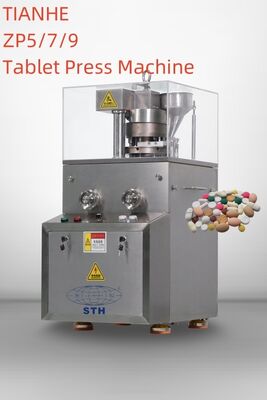 Chine TIANHE 5/7/9 Round  Shape Cleaning Effervescent Lab Tablet Press Machine fournisseur