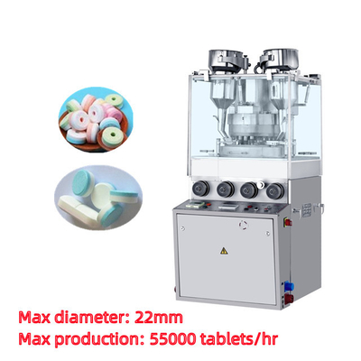 TIANHE 23 stations double couche machine à écrire des tablettes rotatives bonbons / sucre fournisseur