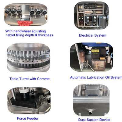 TIANHE Machine à comprimés à grande vitesse avec outillage multiple de poinçonnage type D / B à alimentation forcée fournisseur