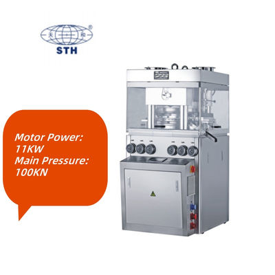 GZP55 Presse à comprimés rotative à grande vitesse avec pression principale de 100 kN, pré-pression de 20 kN et capacité de production de 396 000 comprimés/heure fournisseur