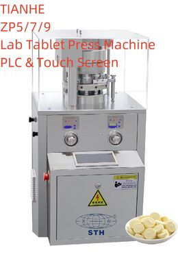 TIANHE 5/7/9 Touch Screen Control Various Chewable Lab Tablet Press Machine fournisseur